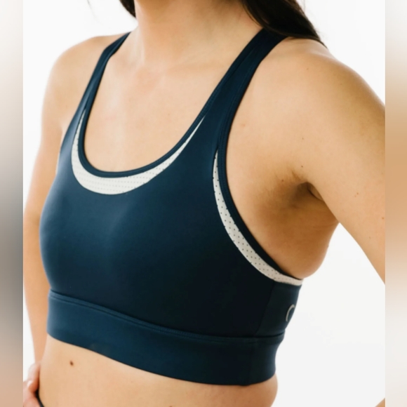 Zyia Navy Primo Mesh Bra New in Package - Picture 2 of 6